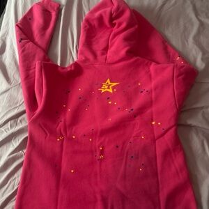Sp5der P*NK Hoodie (MEDIUM)